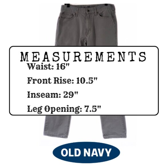 Old Navy Slim Five-Pocket Pants, Light Gray, 32 x 32 - Picture 4 of 4